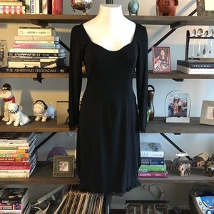 Vintage CD GREENE Cocktail Dress W/ Bustle & Lace